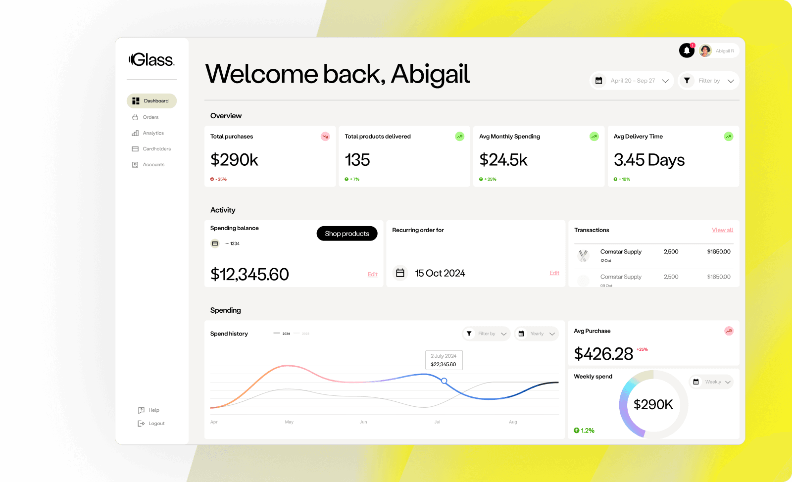 Government Buyer Dashboard